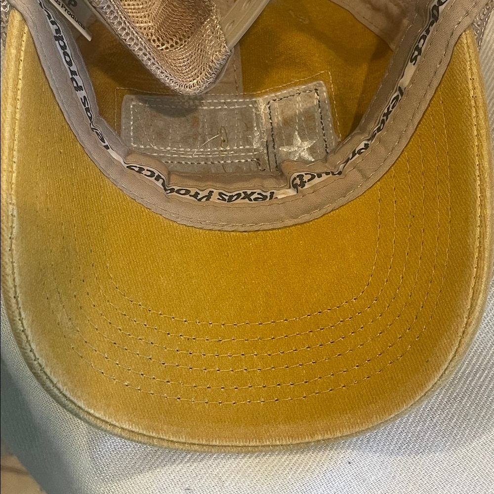 Texas Flag Patch Cap Mustard Yellow - image 7